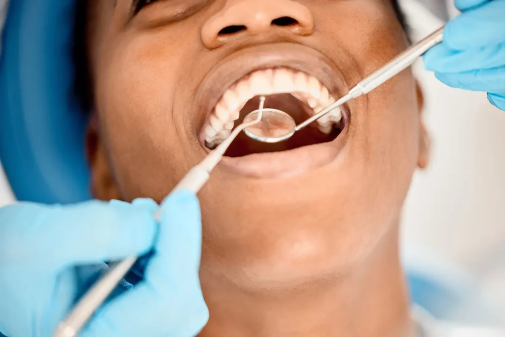 Man benefiting from periodontal maintenance care from Parkway Family Dental