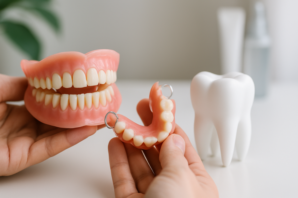 full and partial dentures featured